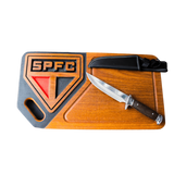 Kit Churrasco seu Time Premium + Faca e abridor Personalizados