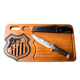 Kit Churrasco seu Time Premium + Faca e abridor Personalizados