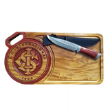 Kit Churrasco seu Time Premium + Faca e abridor Personalizados