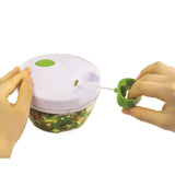 Mini Processador Manual Booster Power - Triturador De Legumes, Verduras e Temperos
