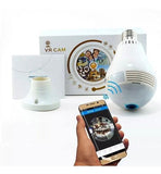 Lâmpada Câmera VR CAM 360 Wifi Celular iPhone e Android