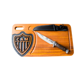 Kit Churrasco seu Time Premium + Faca e abridor Personalizados